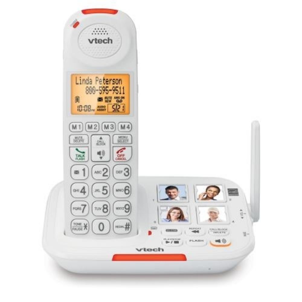 NIB VTech Amplified Cordless Senior Phone with Answering System